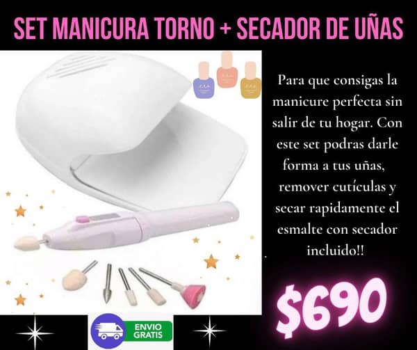 Torno + secador esmalte